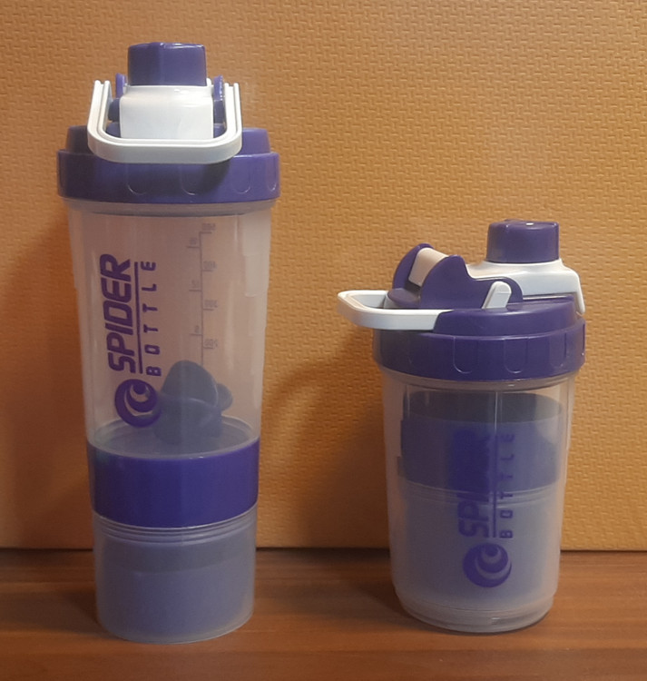 شیکر اسپایدر (Spider)، پلاستیکی اعلاء مواد با کیفیت، سه تیکه