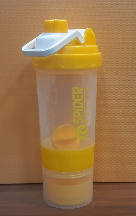 شیکر اسپایدر (Spider)، پلاستیکی اعلاء مواد با کیفیت، سه تیکه