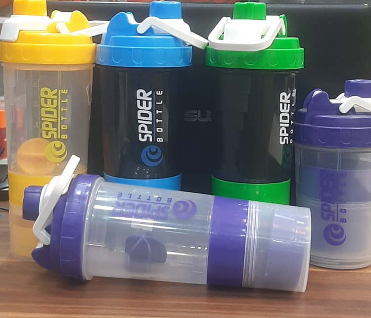 شیکر اسپایدر (Spider)، پلاستیکی اعلاء مواد با کیفیت، سه تیکه