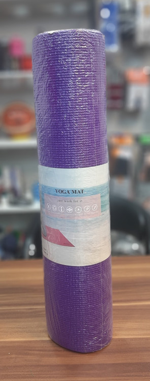 مت یوگا (زیرانداز)، PVC، ضد آب و لغزش، ضخامت 8 میل، کاوردار