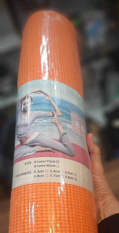 مت یوگا (زیرانداز)، PVC، ضد آب و لغزش، ضخامت 8 میل، کاوردار