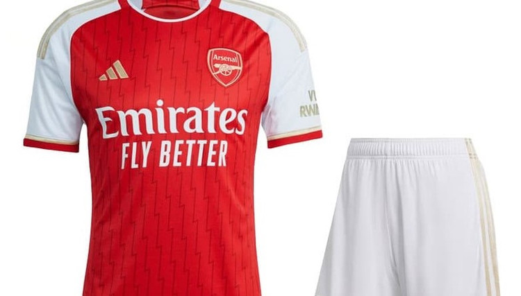 ست فوتبالی، پیراهن و شورت ورزشی آرسنال، فول کالر، چاپ سابلیمیشن