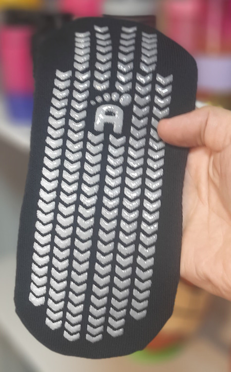 جوراب استپدار، مواد قوی، ضد لغزش، سیلیکونی