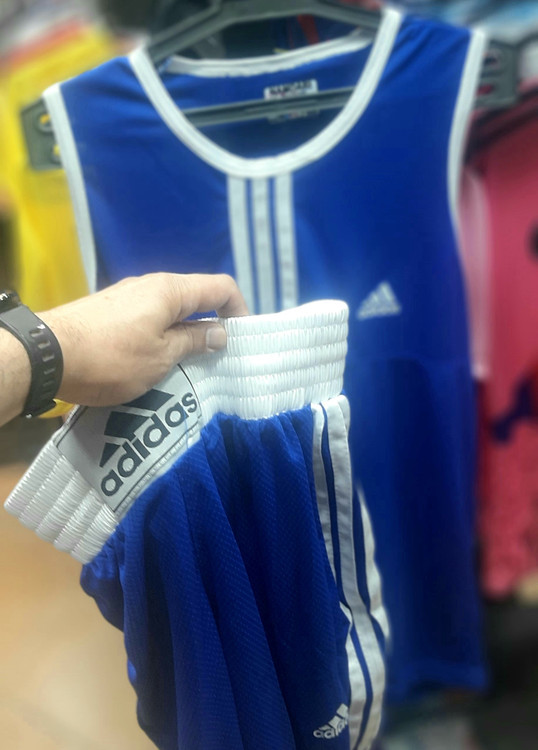 لباس بوکس، نایکی (NIKE)، سبک، نرم و خوش دوخت آبی رنگ