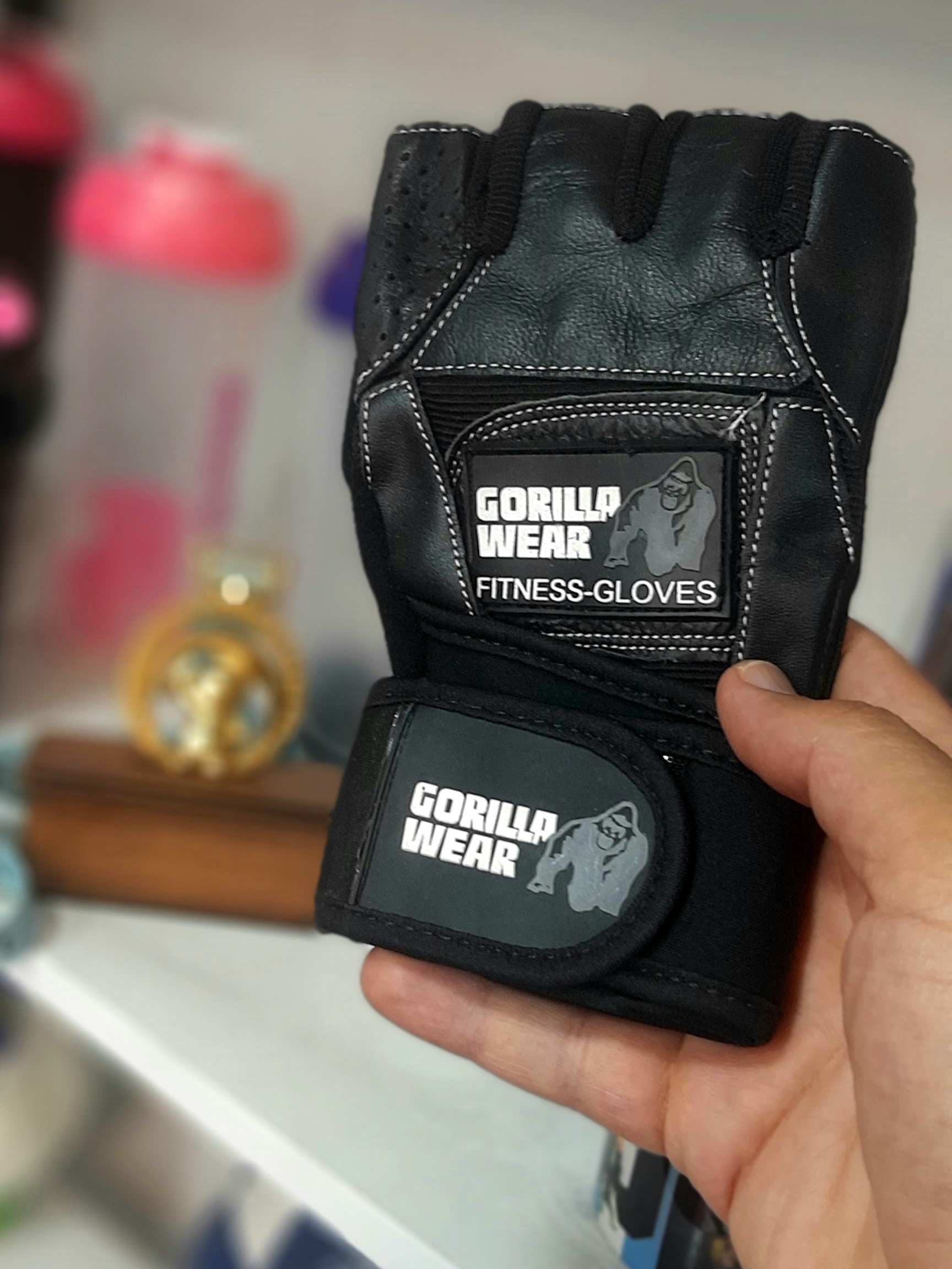 دستکش بدنسازی چرمی مردانه، گوریل (Gorilla)، اصلی