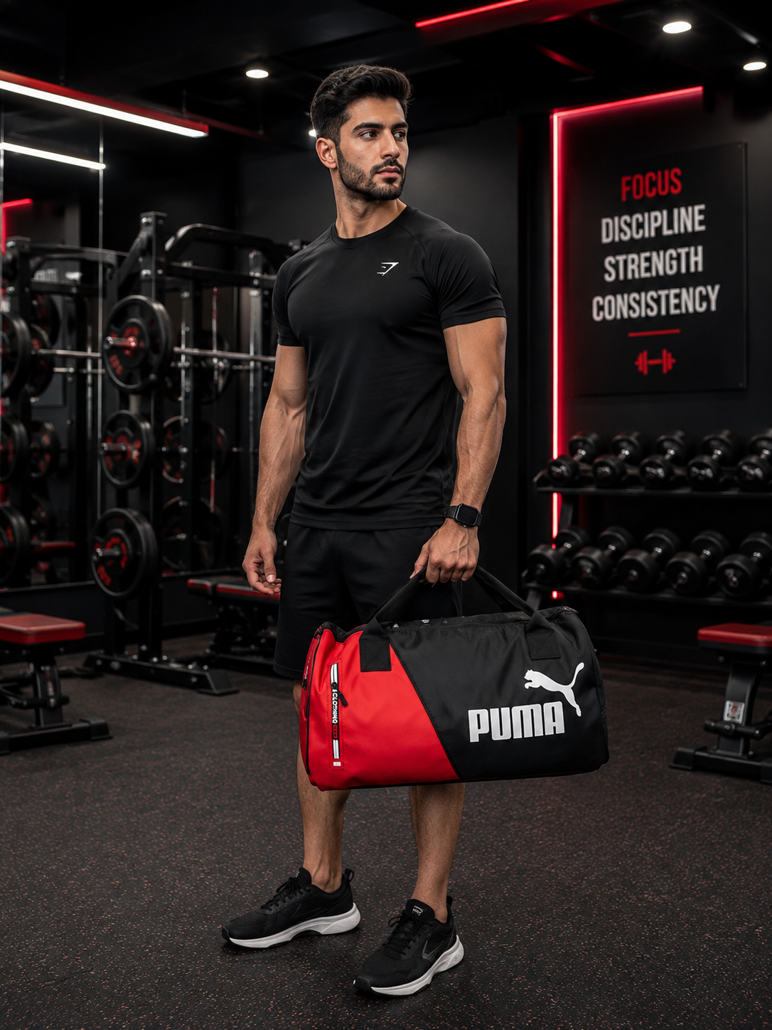 ساک ورزشی برزنتی، دستی و رودوشی، پوما (puma)